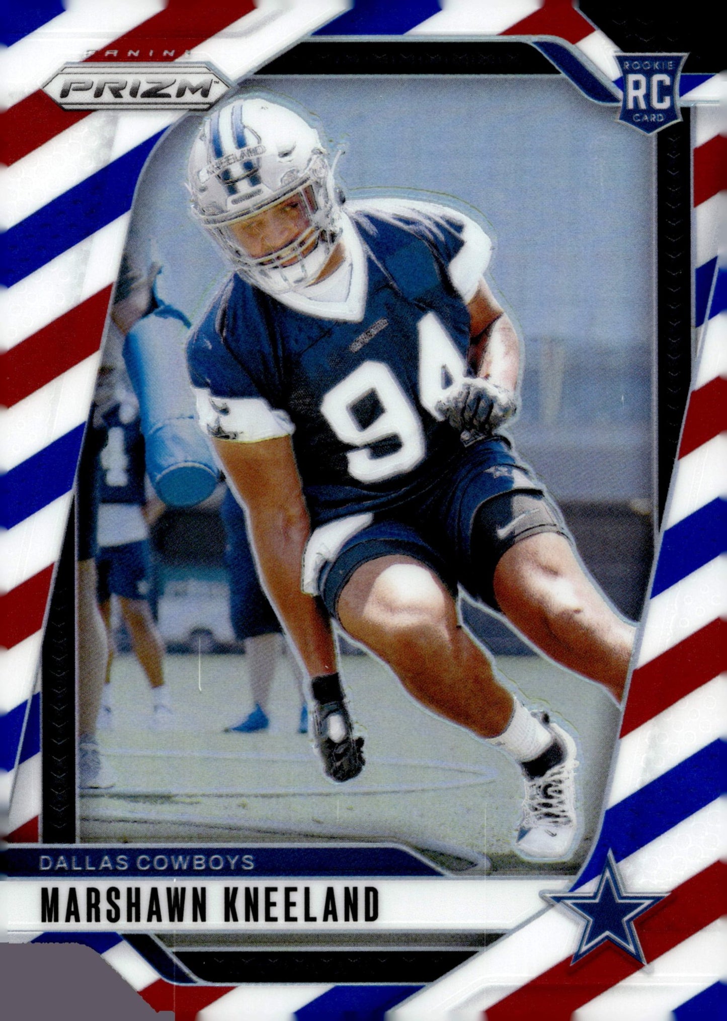 Marshawn Kneeland 2024 Panini Prizm Red White & Blue Prizm RC #373 - Collector Store LLC