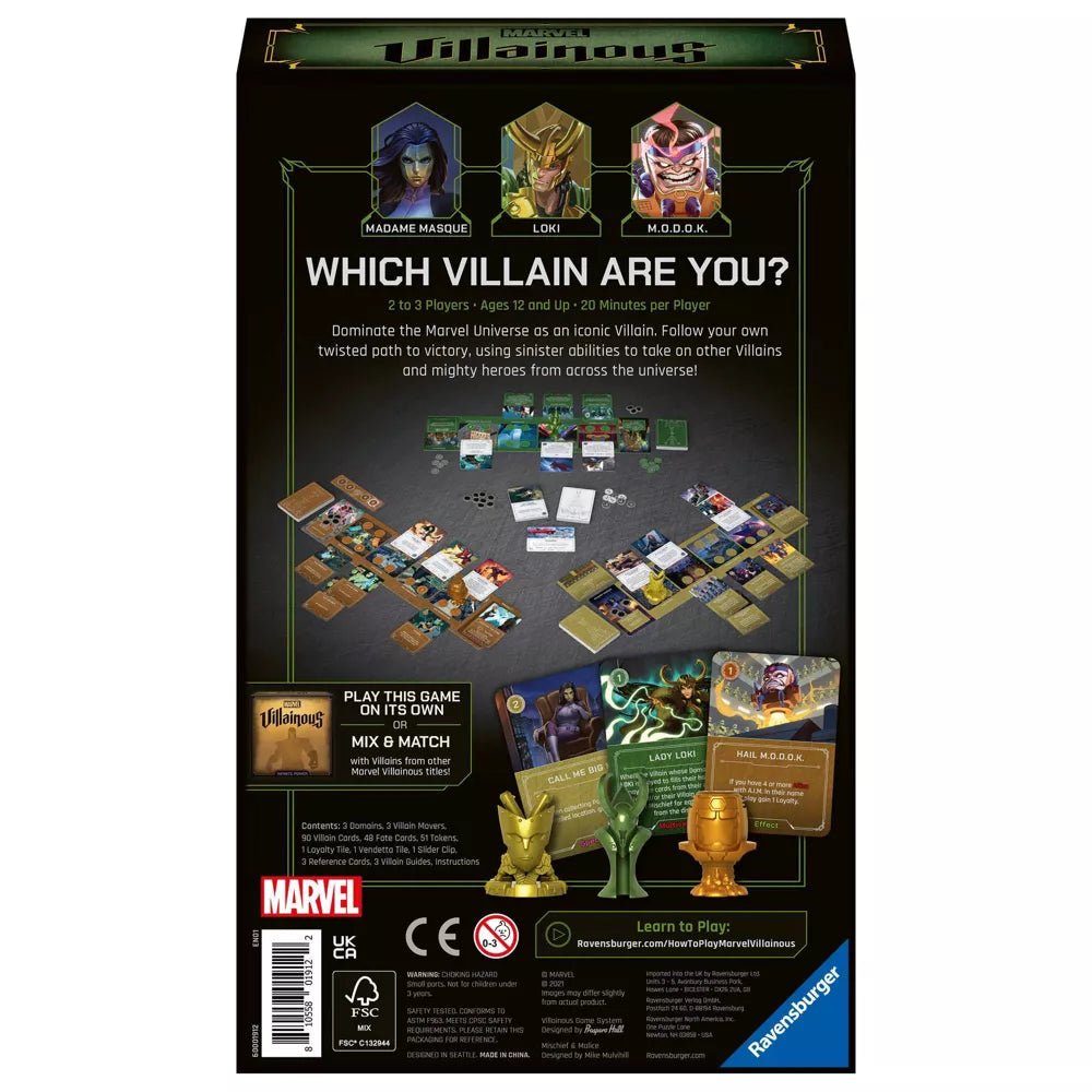Marvel Villainous: Mischief & Malice - Collector Store LLC
