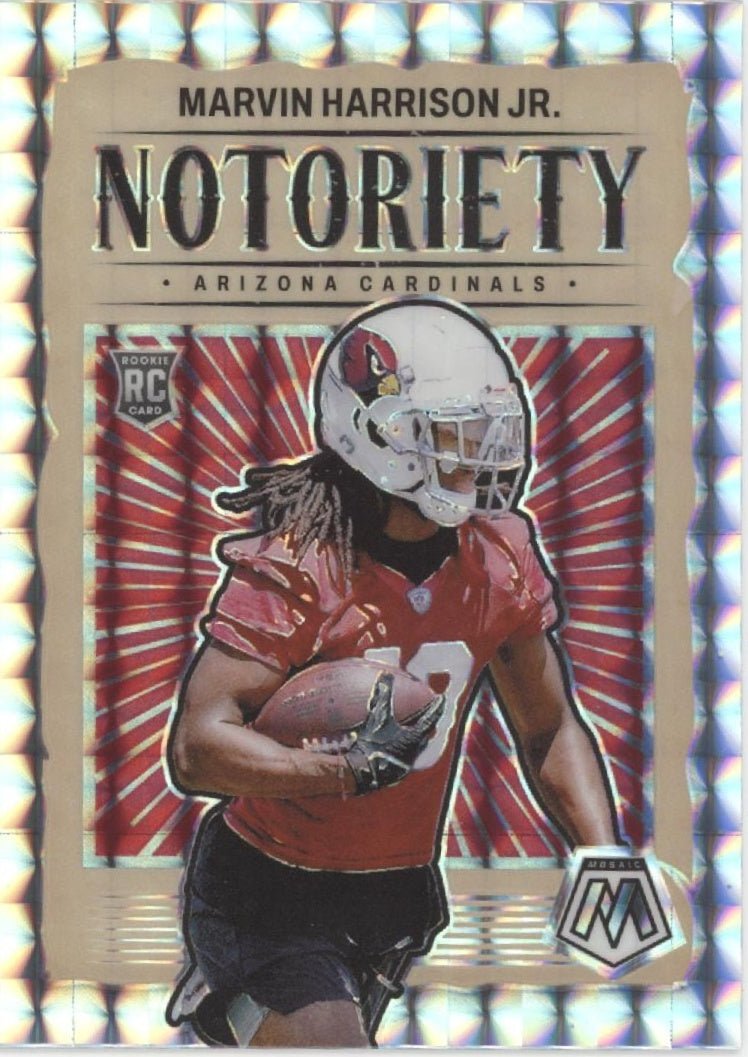 Marvin Harrison Kr. 2024 Panini Mosaic Notoriety Prizm RC #22 - Collector Store LLC