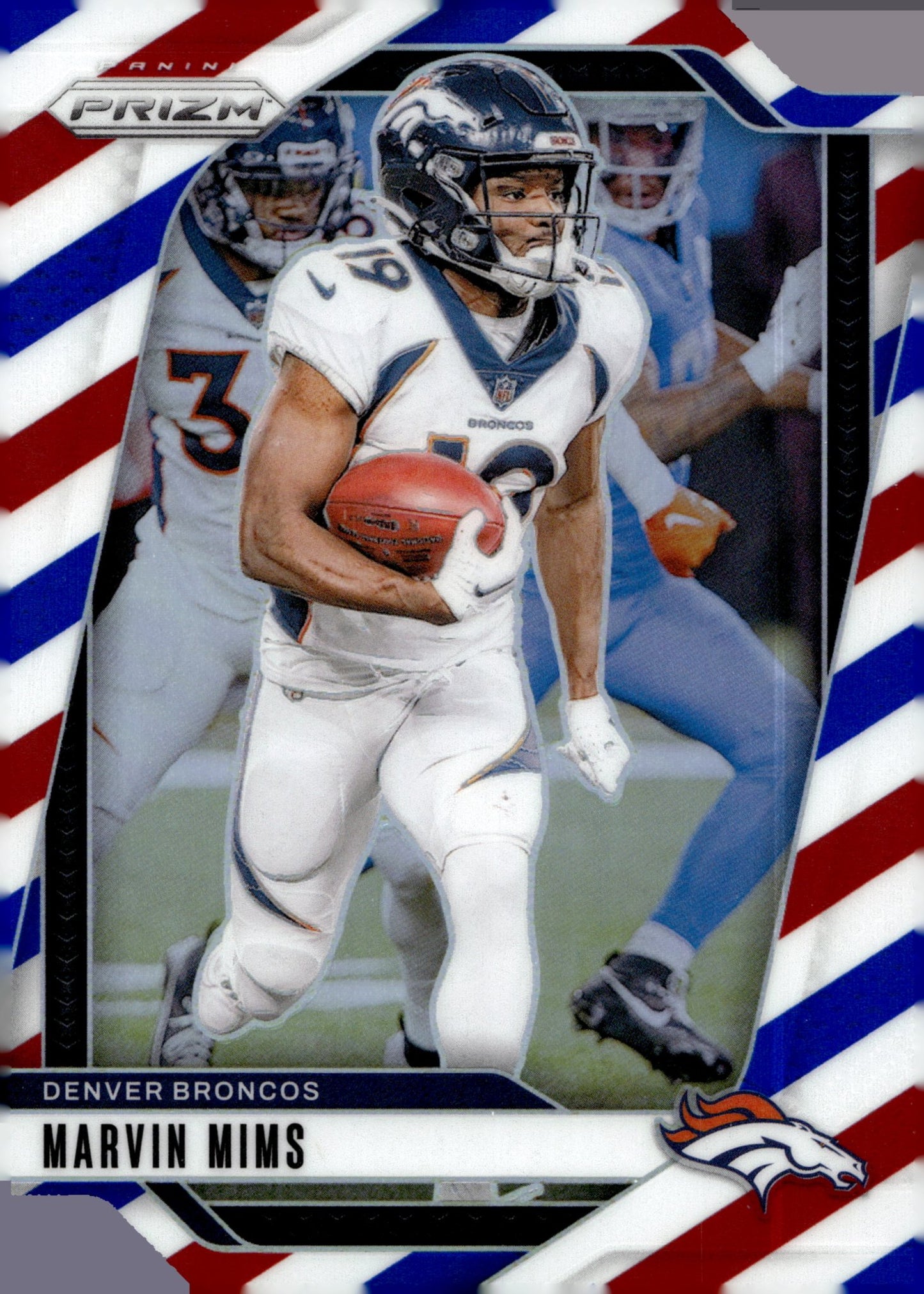 Marvin Mims 2024 Panini Prizm Red White & Blue Prizm #88 - Collector Store LLC