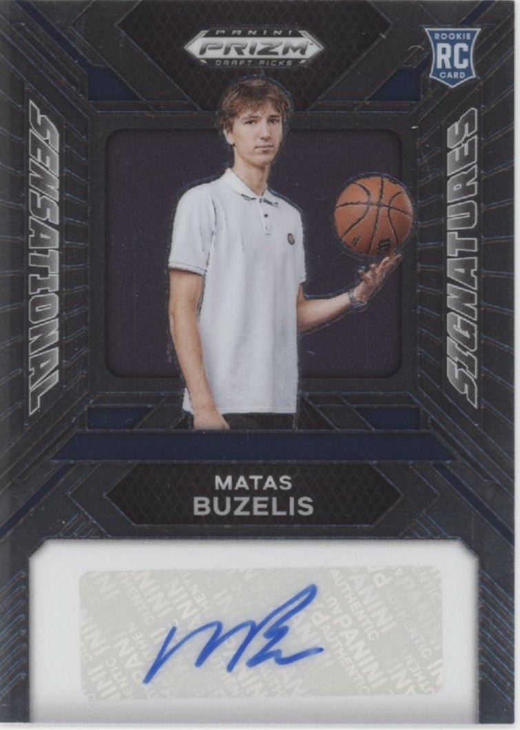 Matas Buzelis 2024 Panini Prizm Draft Picks Sensational Signatures RC Auto - Collector Store LLC