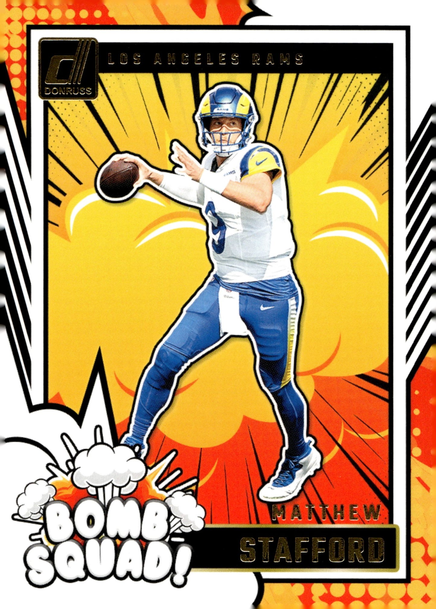 Matthew Stafford 2024 Panini Donruss Bomb Squad! #7 - Collector Store LLC