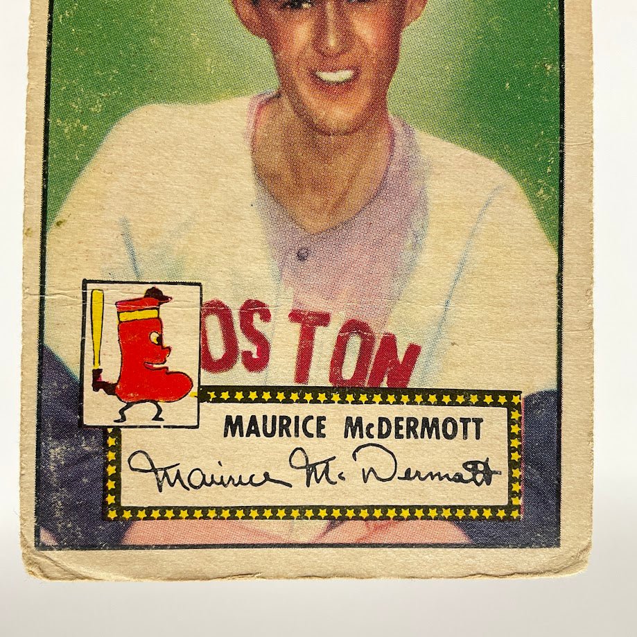 Maurice McDermott 1952 Topps #119 Boston Red Sox GD - Collector Store LLC