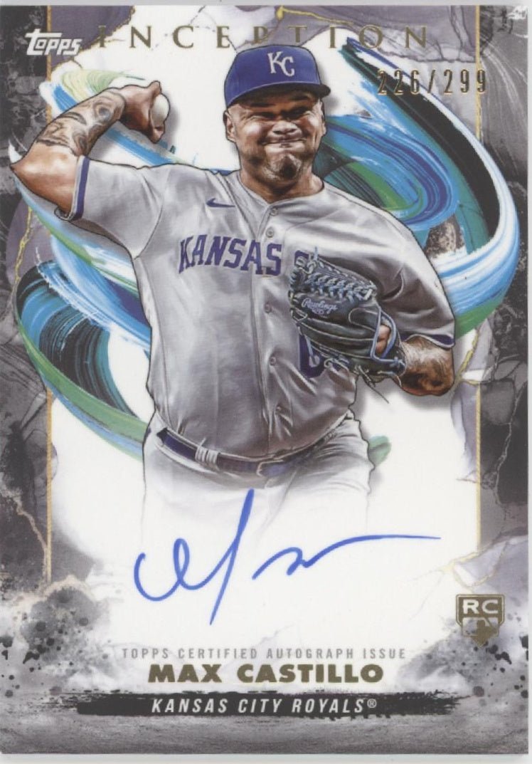 Max Castillo 2023 Topps Inception RC Auto 226/299 #BRES - MC - Collector Store LLC