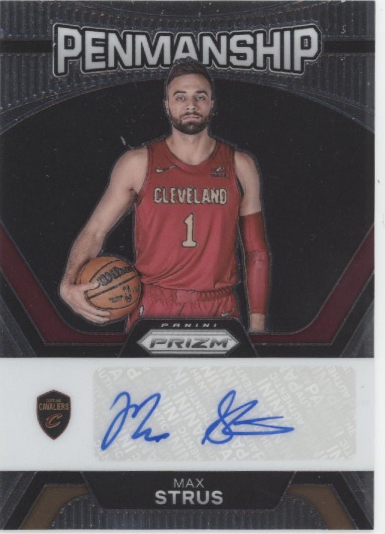 Max Strus 2023 - 24 Panini Prizm Penmanship Auto PNM - MAX - Collector Store LLC
