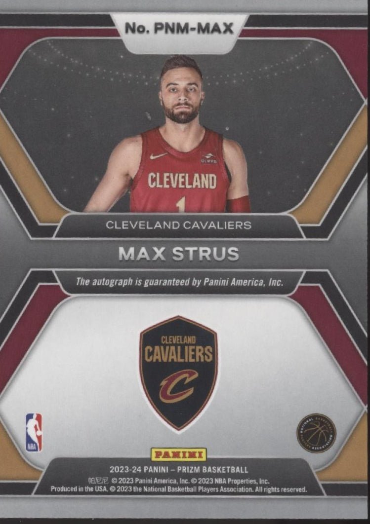 Max Strus 2023 - 24 Panini Prizm Penmanship Auto PNM - MAX - Collector Store LLC