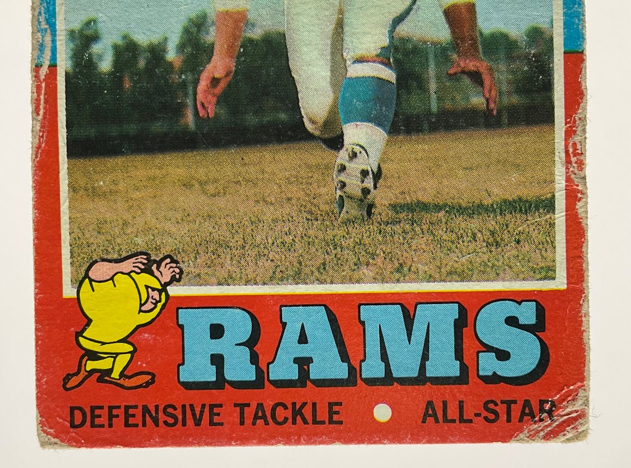 Merlin Olsen 1971 Topps #125 Los Angeles Rams GD - Collector Store LLC