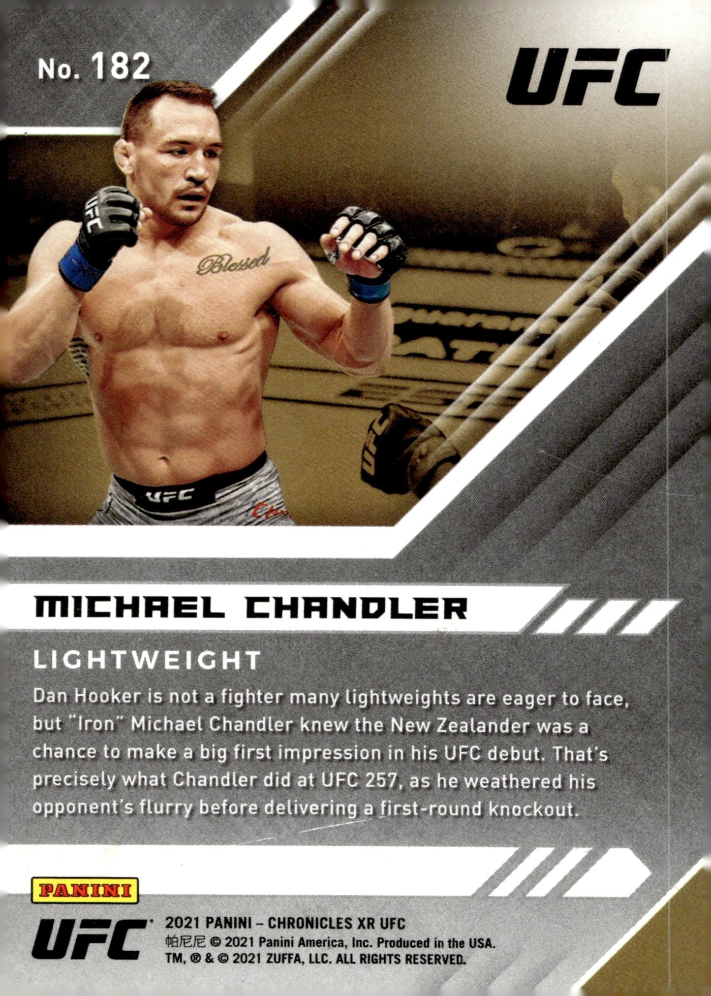 Michael Chandler 2021 Panini Chronicles XR RC #182 - Collector Store LLC