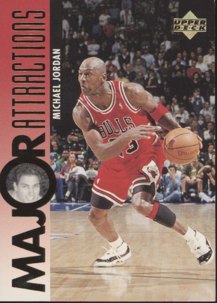 Michael Jordan 1995 - 96 Upper Deck Major Attractions 337 2 - Collector Store LLC