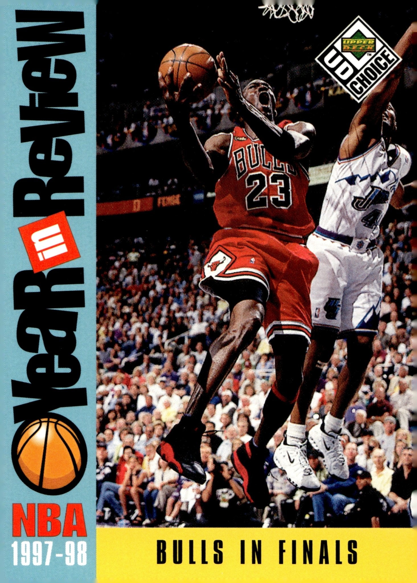 Michael Jordan 1997 - 98 Upper Deck Choice Year in Review #198 - Collector Store LLC