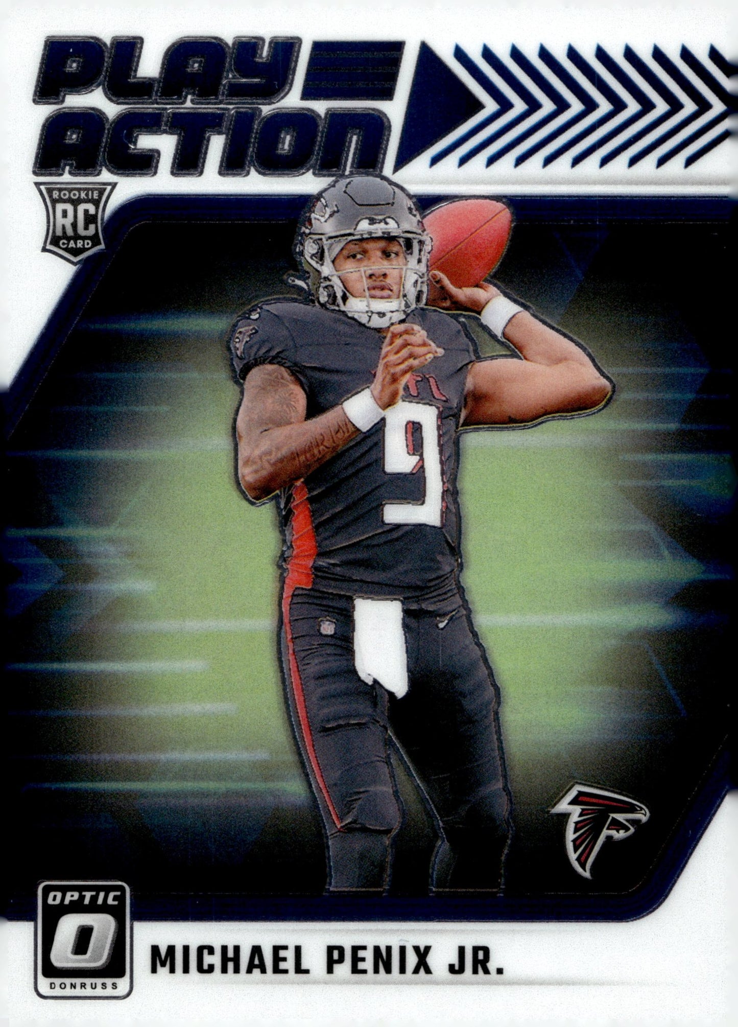Michael Penix Jr. 2024 Panini Donruss Optic Play Action RC 4 - Collector Store LLC