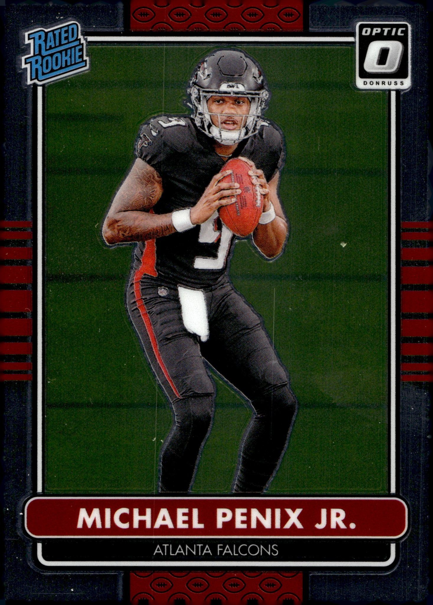Michael Penix Jr. 2024 Panini Donruss Optic Retro Series Rated Rookie RC #9 - Collector Store LLC
