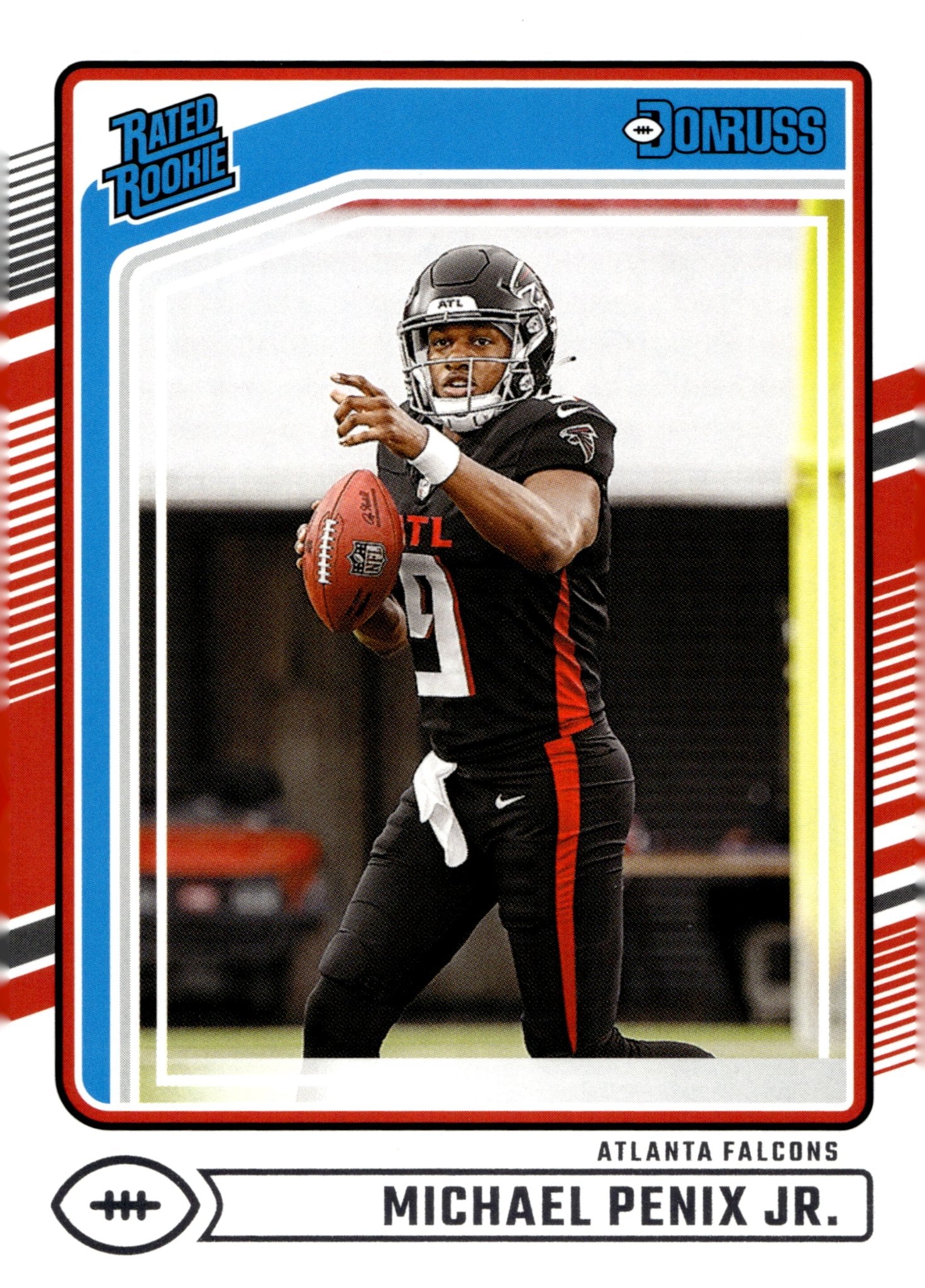 Michael Penix Jr. 2024 Panini Donruss Rated Rookie RC #308 #4 - Collector Store LLC