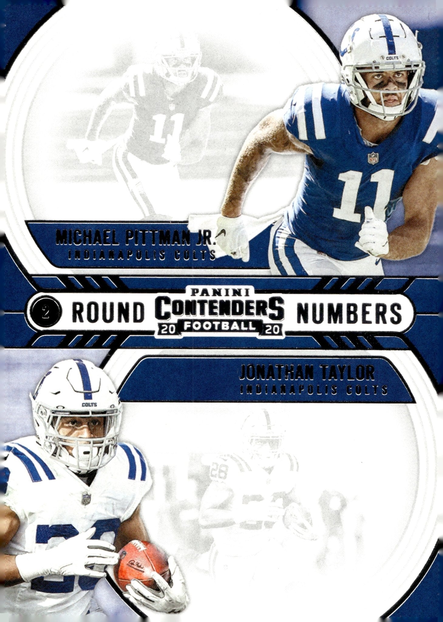 Michael Pittman Jr. / Jonathan Taylor 2020 Contenders Round Numbers #RN - PT - Collector Store LLC