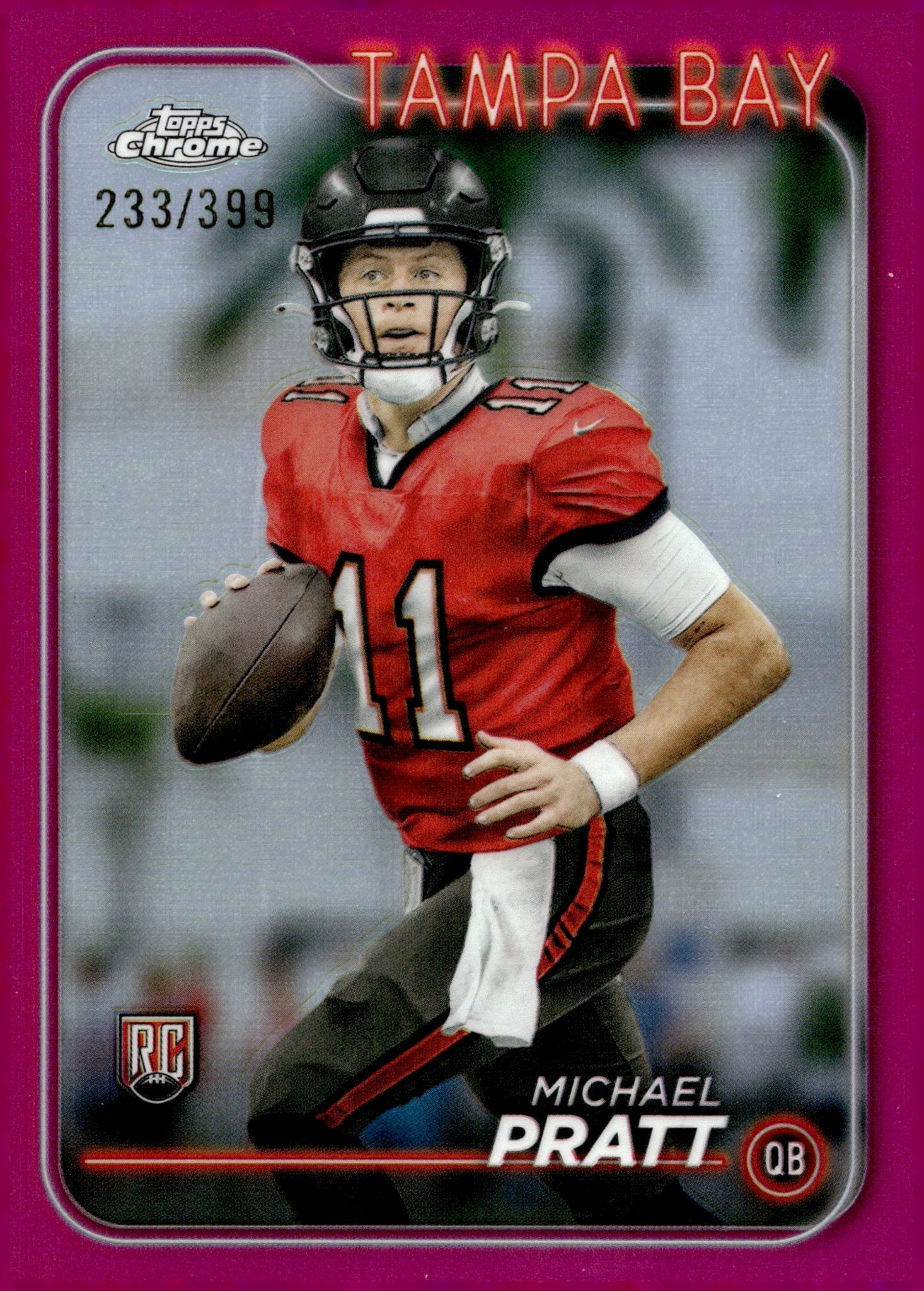 Michael Pratt 2024 Topps Chrome Fuchsia Refractor RC 233/399 #217 - Collector Store LLC