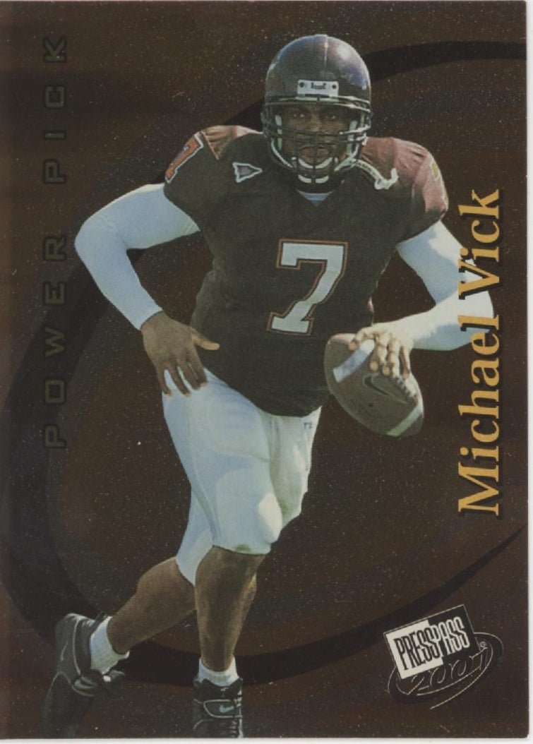 Michael Vick 2001 Press Pass Power Picks #47 - Collector Store LLC