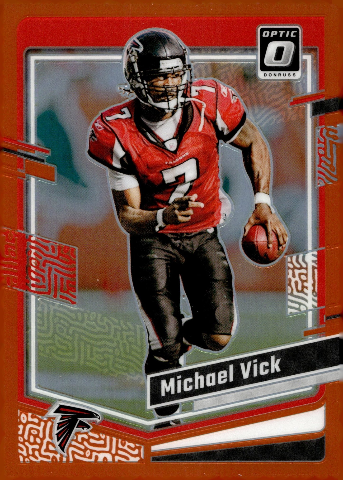 Michael Vick 2023 Panini Donruss Optic Orange Prizm 002/249 #12 - Collector Store LLC