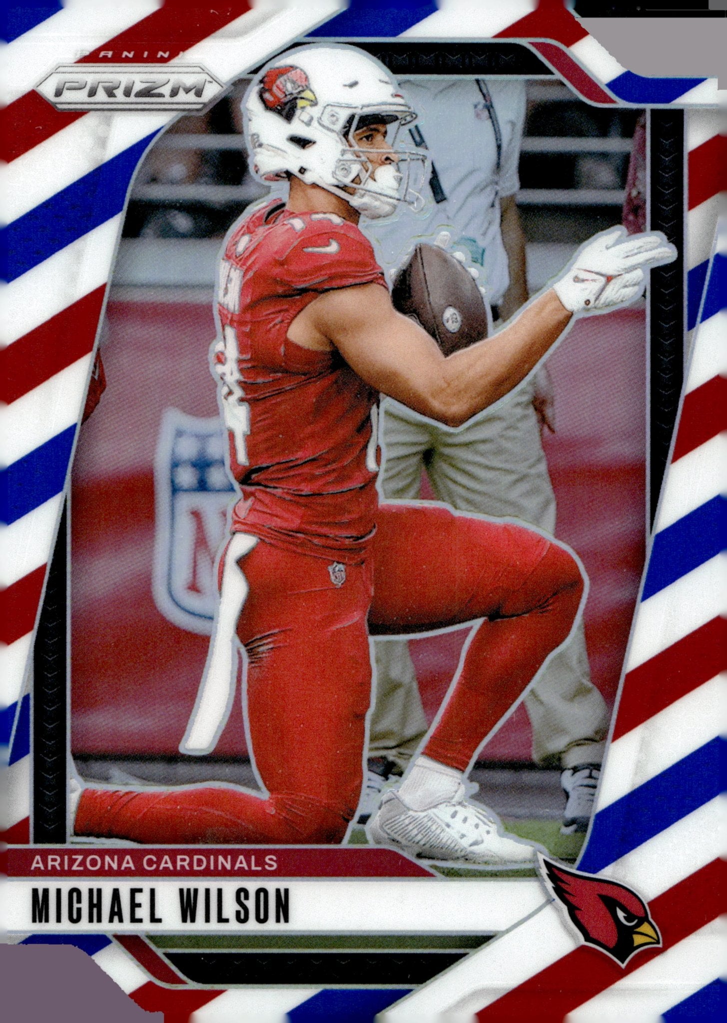 Michael Wilson 2024 Panini Prizm Red White & Blue Prizm #3 - Collector Store LLC