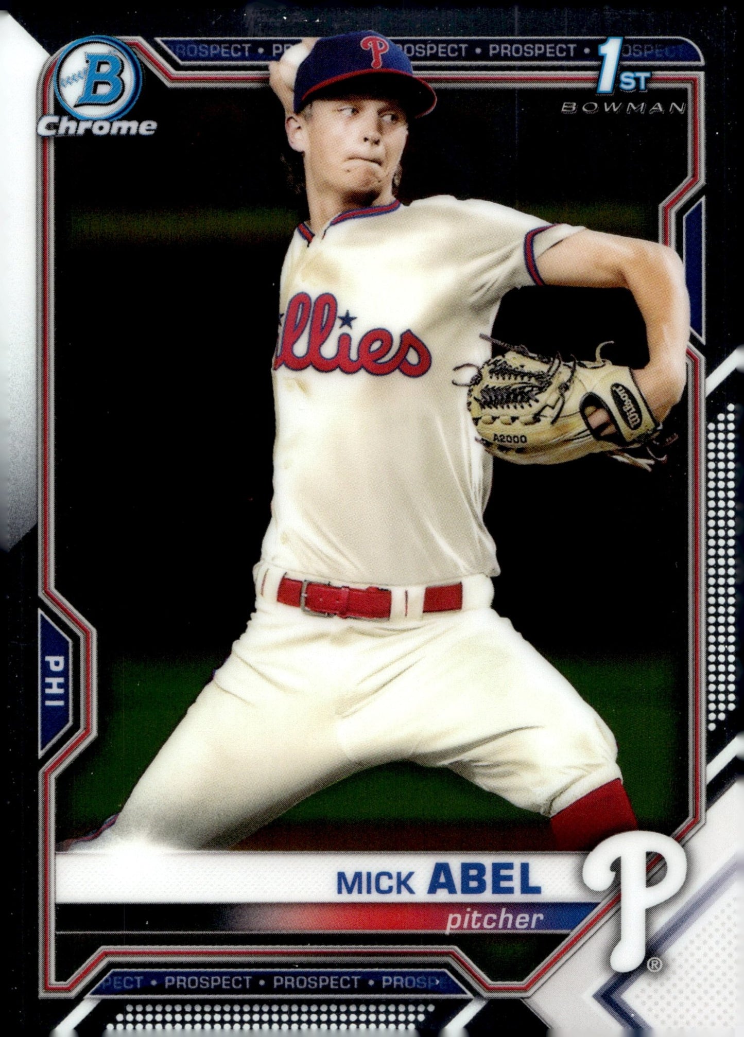 Mick Abel 2021 Bowman Chrome Prospect #BCP - 42 - Collector Store LLC