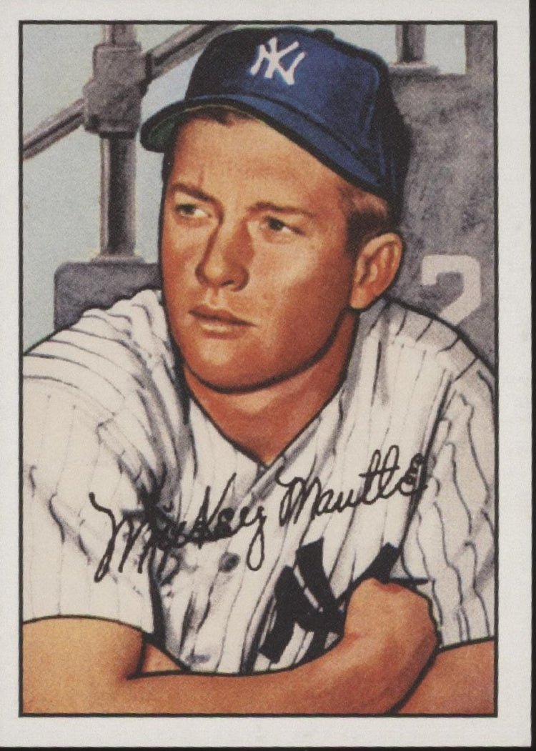 Mickey Mantle 2021 Topps x Bowman 1951 Reprint #4 - Collector Store LLC