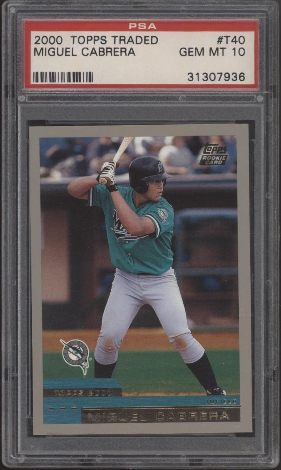 Miguel Cabrera 2000 Topps Traded RC #T40 PSA 10 #1 - Collector Store LLC