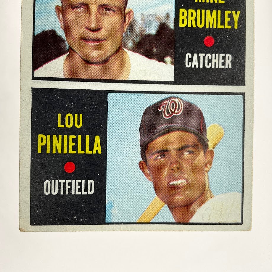 Mike Brumley / Lou Piniella 1964 Topps Senators Rookie Stars RC #167 VG #7 - Collector Store LLC