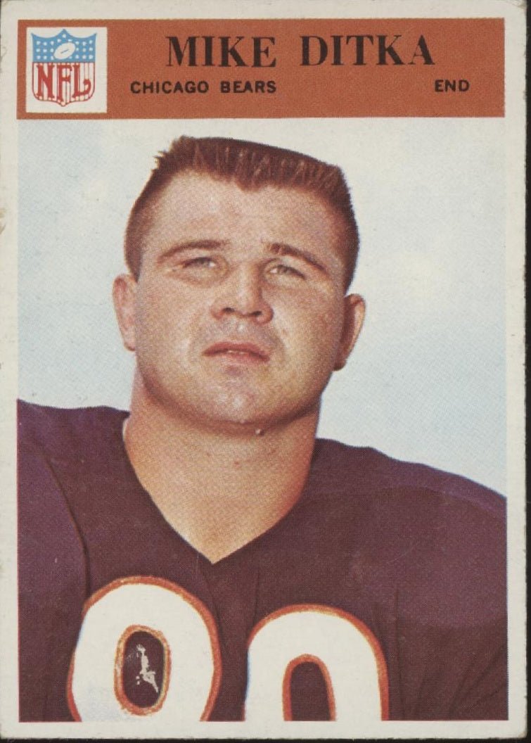 Mike Ditka 1966 Philadelphia #32 Chicago Bears VG - EX #2 - Collector Store LLC