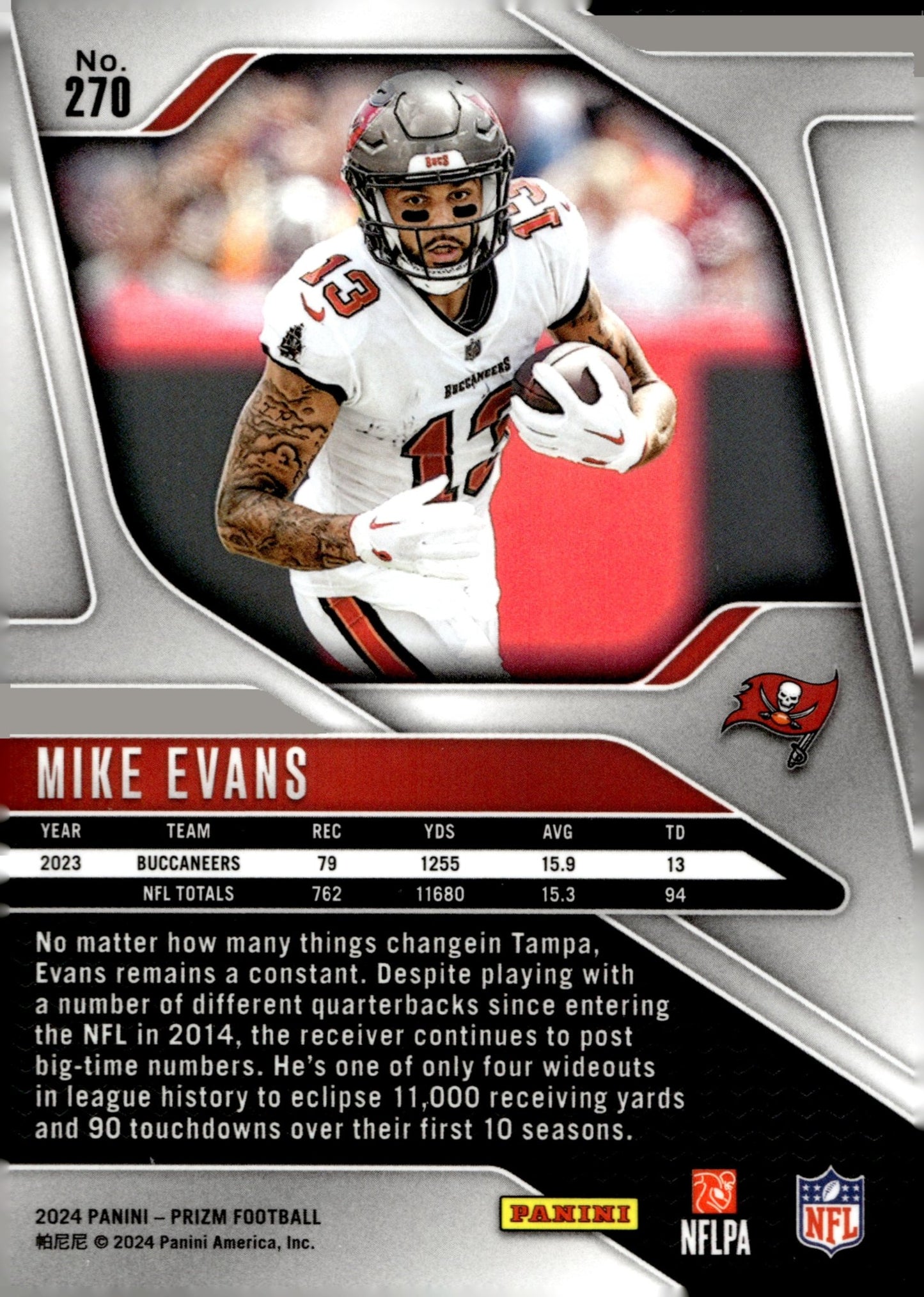 Mike Evans 2024 Panini Prizm #270 - Collector Store LLC
