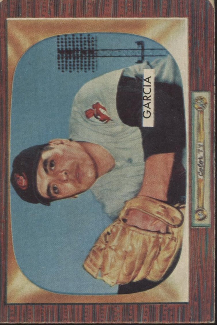 Mike Garcia 1955 Bowman #128 Cleveland Indians VG - Collector Store LLC