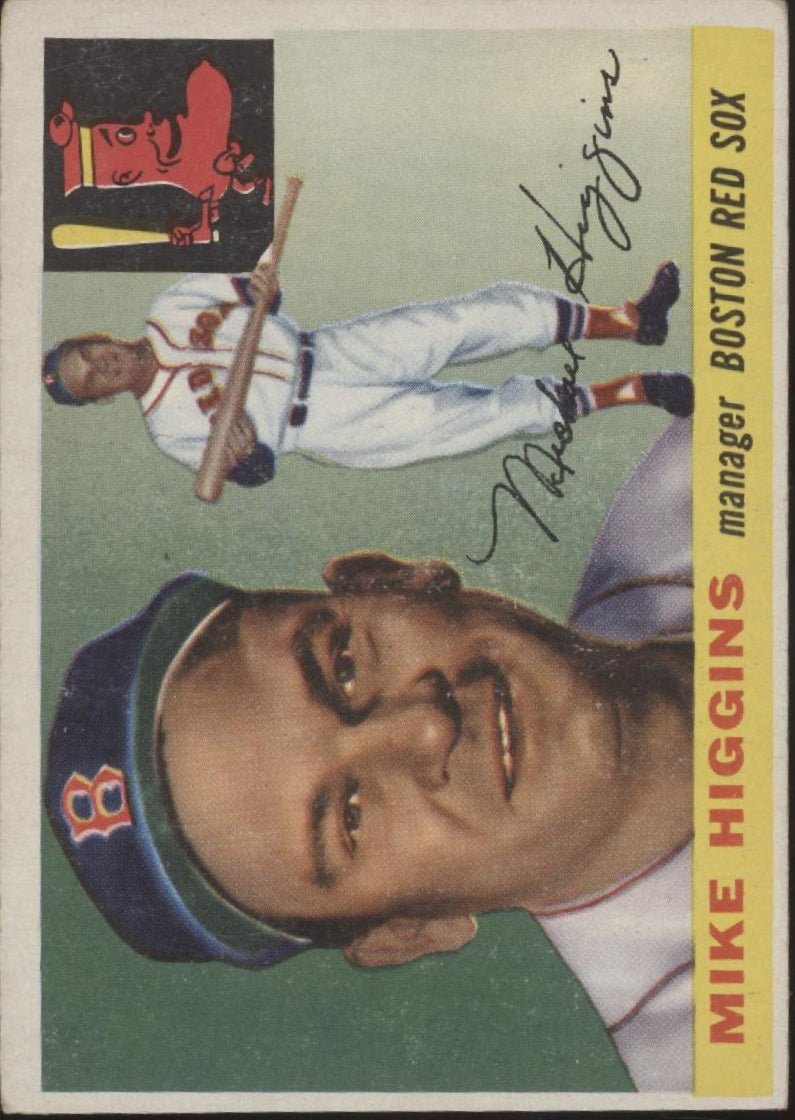 Mike Higgins 1955 Topps #150 Boston Red Sox VG - EX #3 - Collector Store LLC
