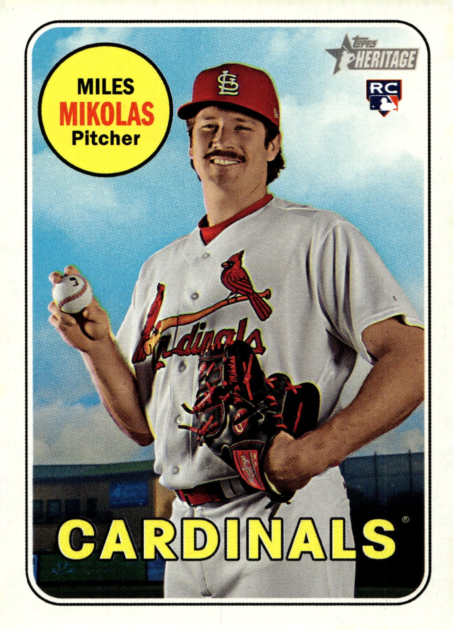 Miles Mikolas 2018 Topps Heritage RC #559 - Collector Store LLC