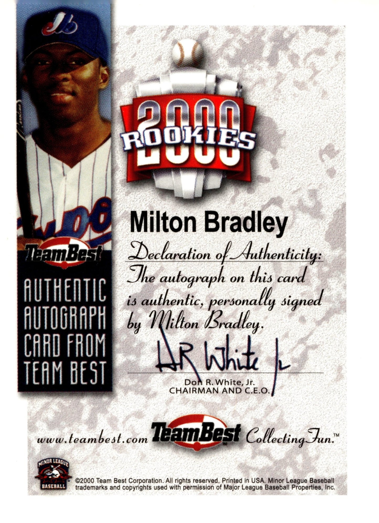 Milton Bradley 2000 Team Best RC Auto - Collector Store LLC