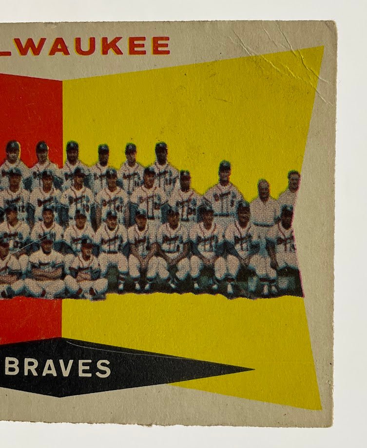 Milwaukee Braves 1960 Topps Checklist #381 VG - Collector Store LLC