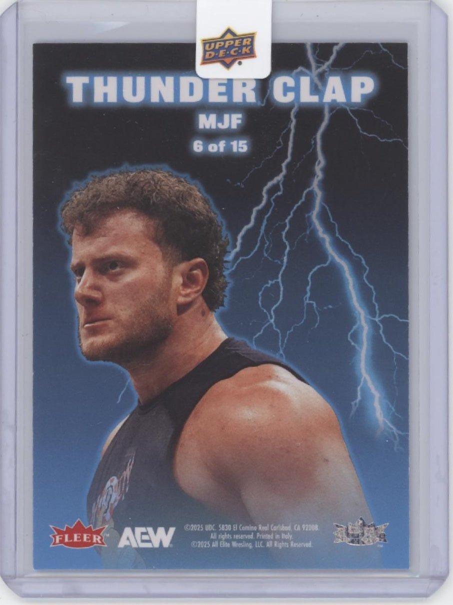 MJF 2025 Upper Deck Fleer Ultra Thunder Clap #6 - Collector Store LLC
