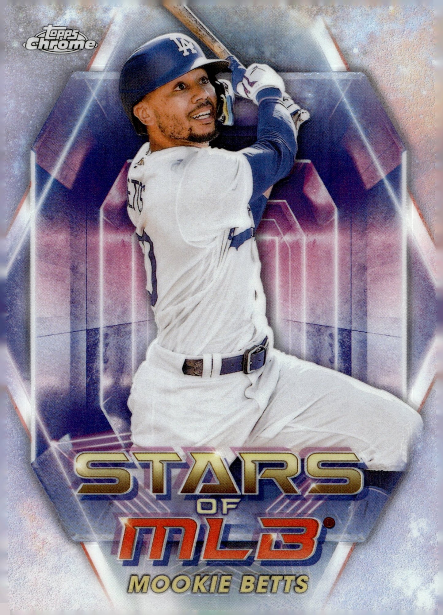 Mookie Betts 2023 Topps Chrome Stars of the MLB Refractor #SMLBC - 9 - Collector Store LLC