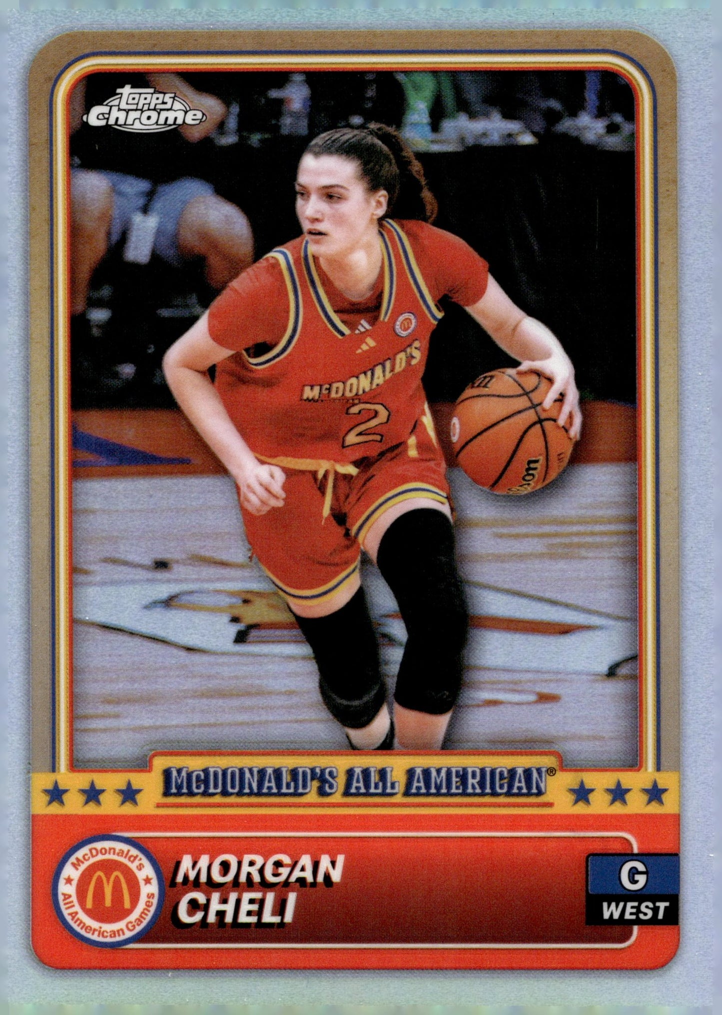 Morgan Cheli 2024 Topps Chrome McDonald's All American Refractor #16 - Collector Store LLC