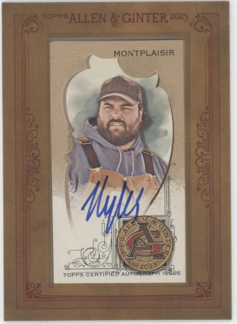 Myles Montplaisir 2023 Topps Allen & Ginter Mini Framed Auto #MA - MMO - Collector Store LLC