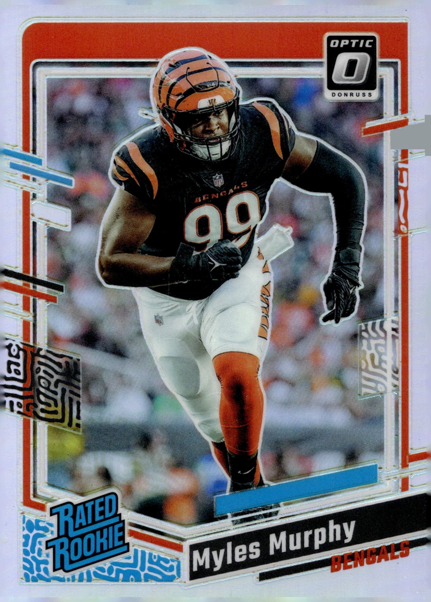 Myles Murphy 2023 Panini Donruss Optic Rated Rookie Prizm RC #222 - Collector Store LLC