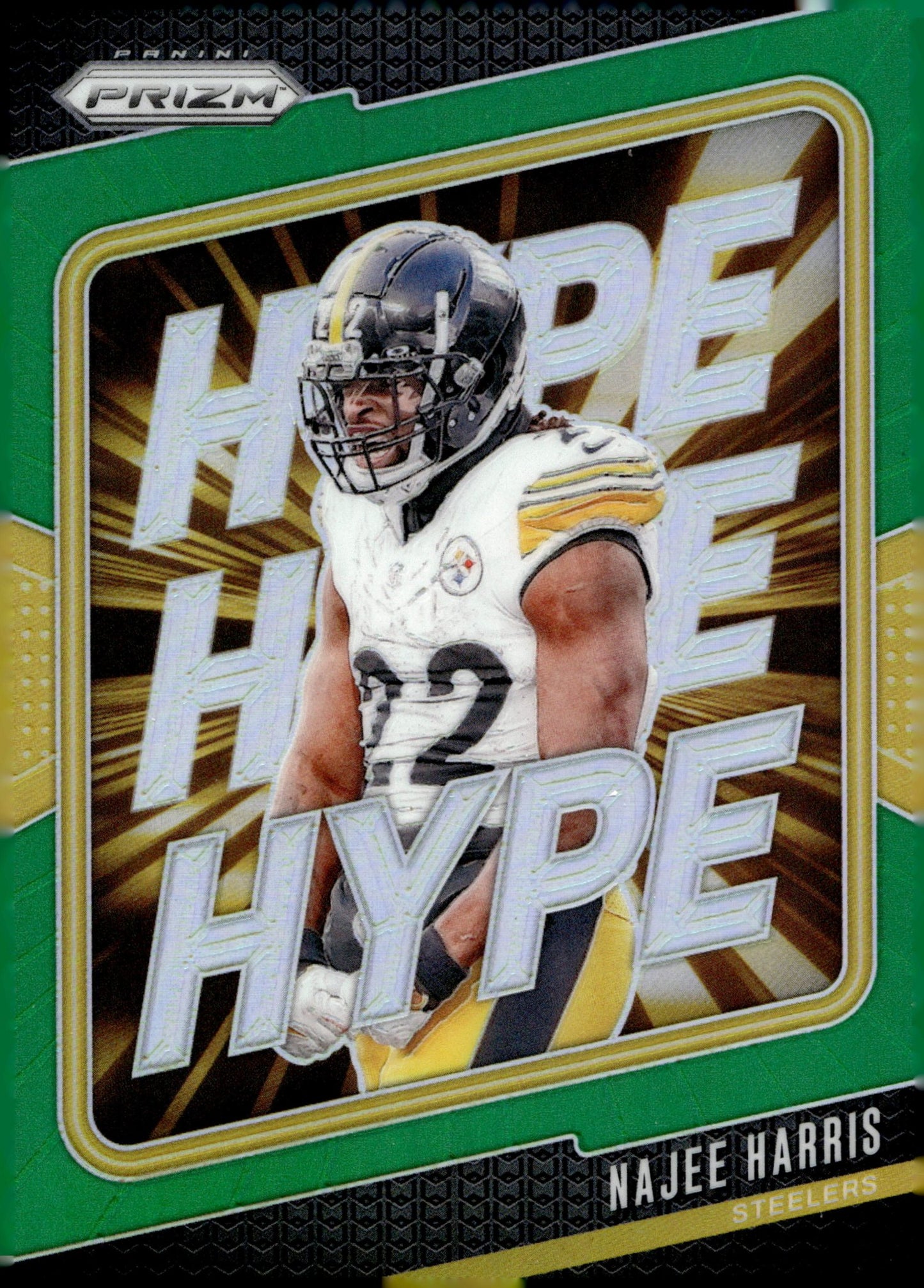 Najee Harris 2024 Panini Prizm Hype Green Prizm #6 - Collector Store LLC