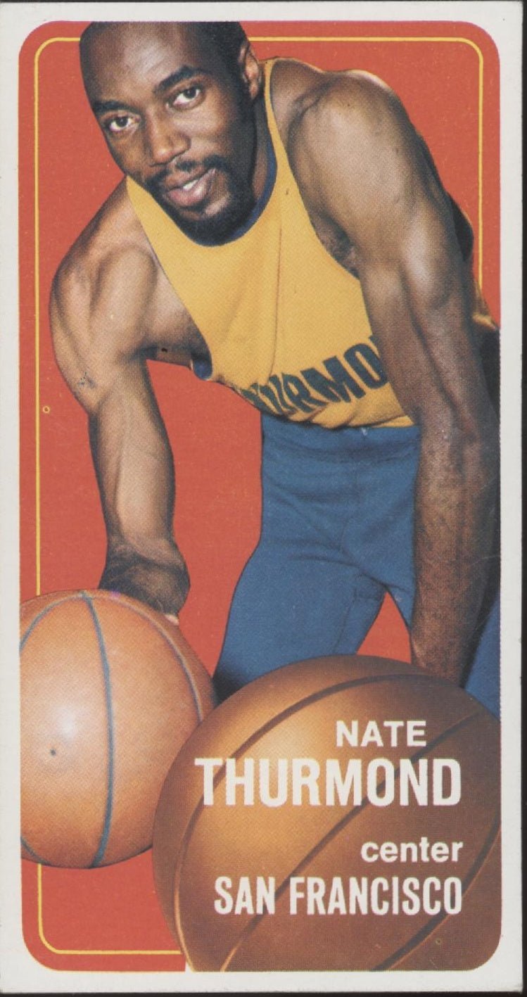Nate Thurmond 1970 - 71 Topps Oversized #90 San Francisco Warriors EX - Collector Store LLC