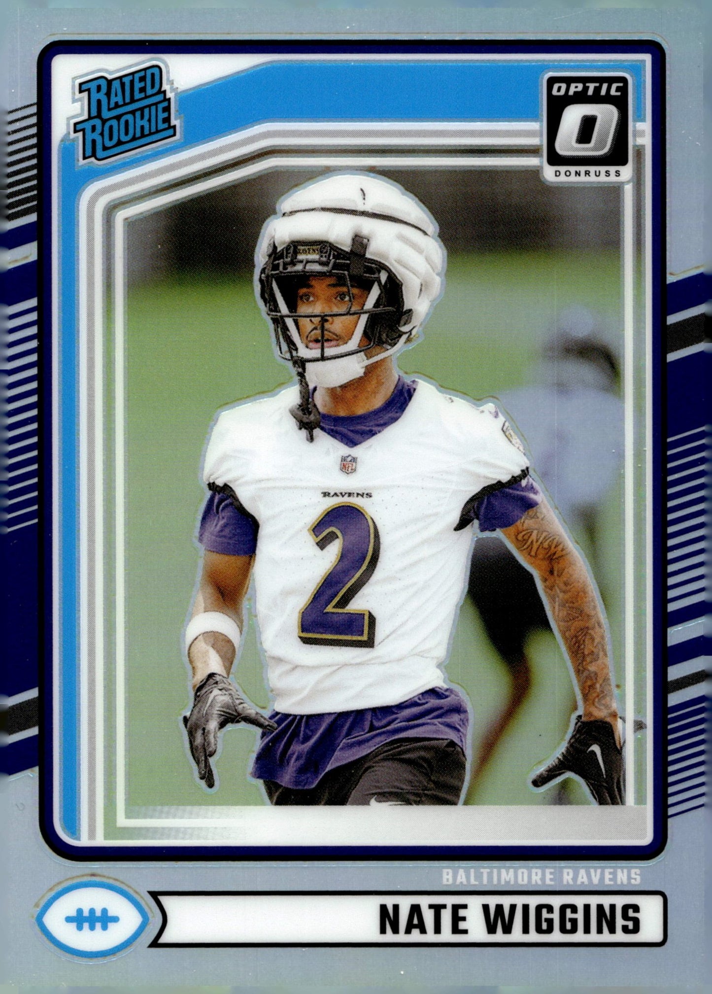 Nate Wiggins 2024 Panini Donruss Optic Rated Rookie Prizm RC #391 - Collector Store LLC