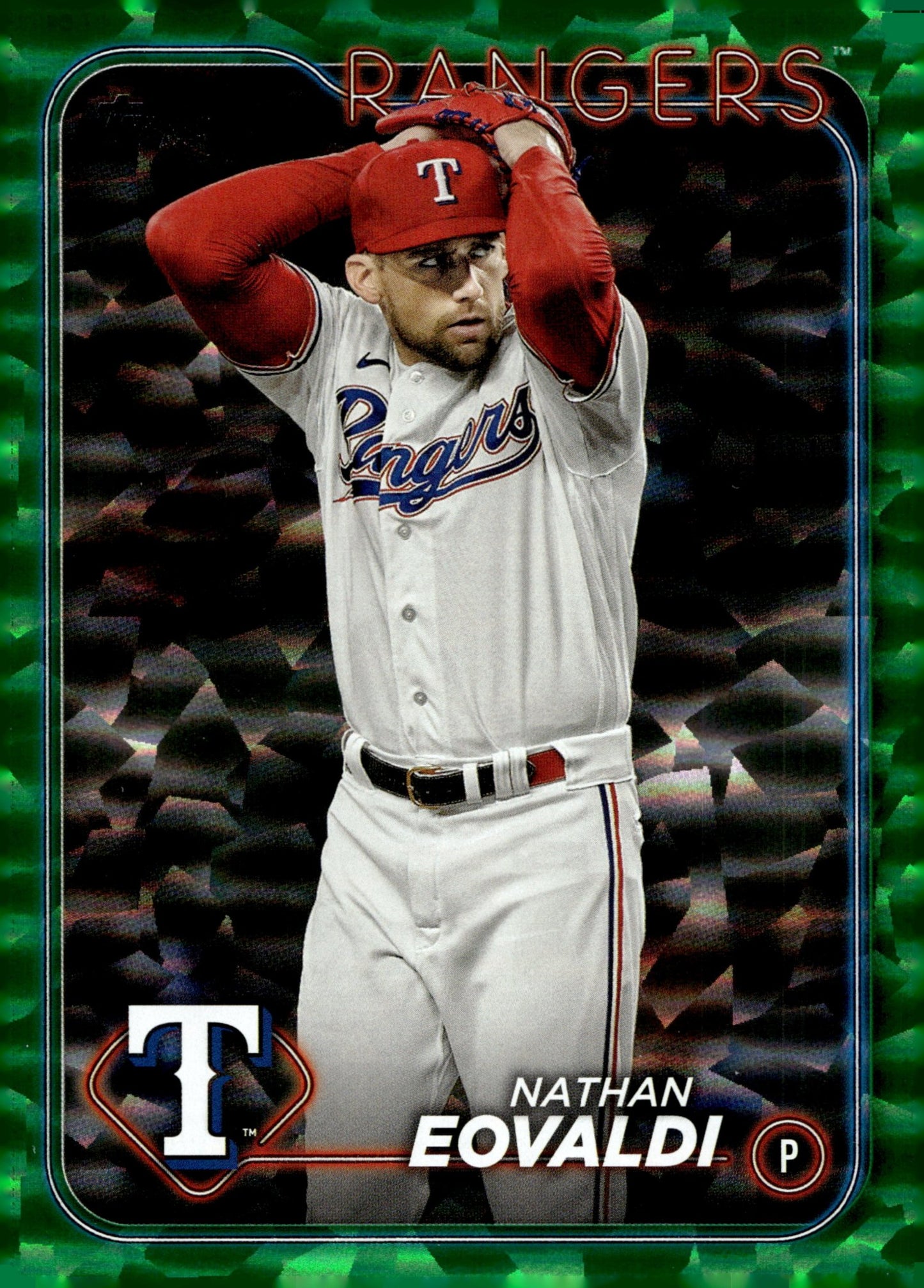Nathan Eovaldi 2024 Topps Series 1 Green Foilboard 256/499 #258 - Collector Store LLC