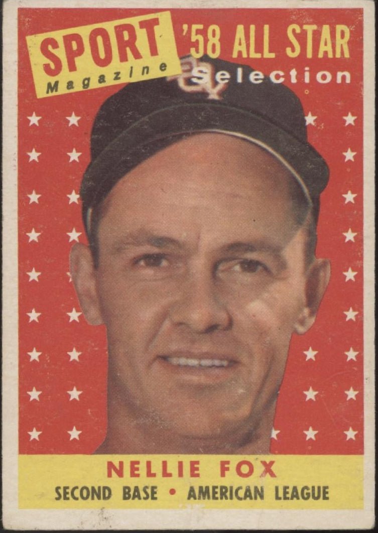 Nellie Fox 1958 Topps #479 Chicago White Sox VG - EX - Collector Store LLC