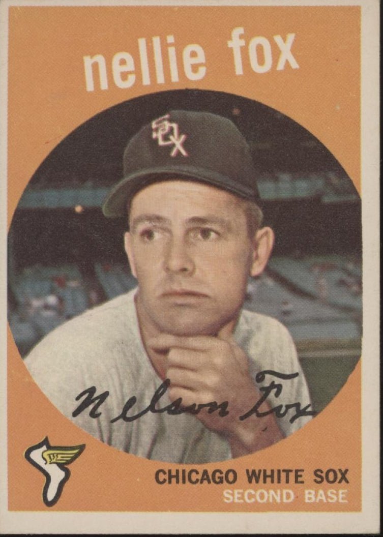 Nellie Fox 1959 Topps #30 Chicago White Sox EX - Collector Store LLC