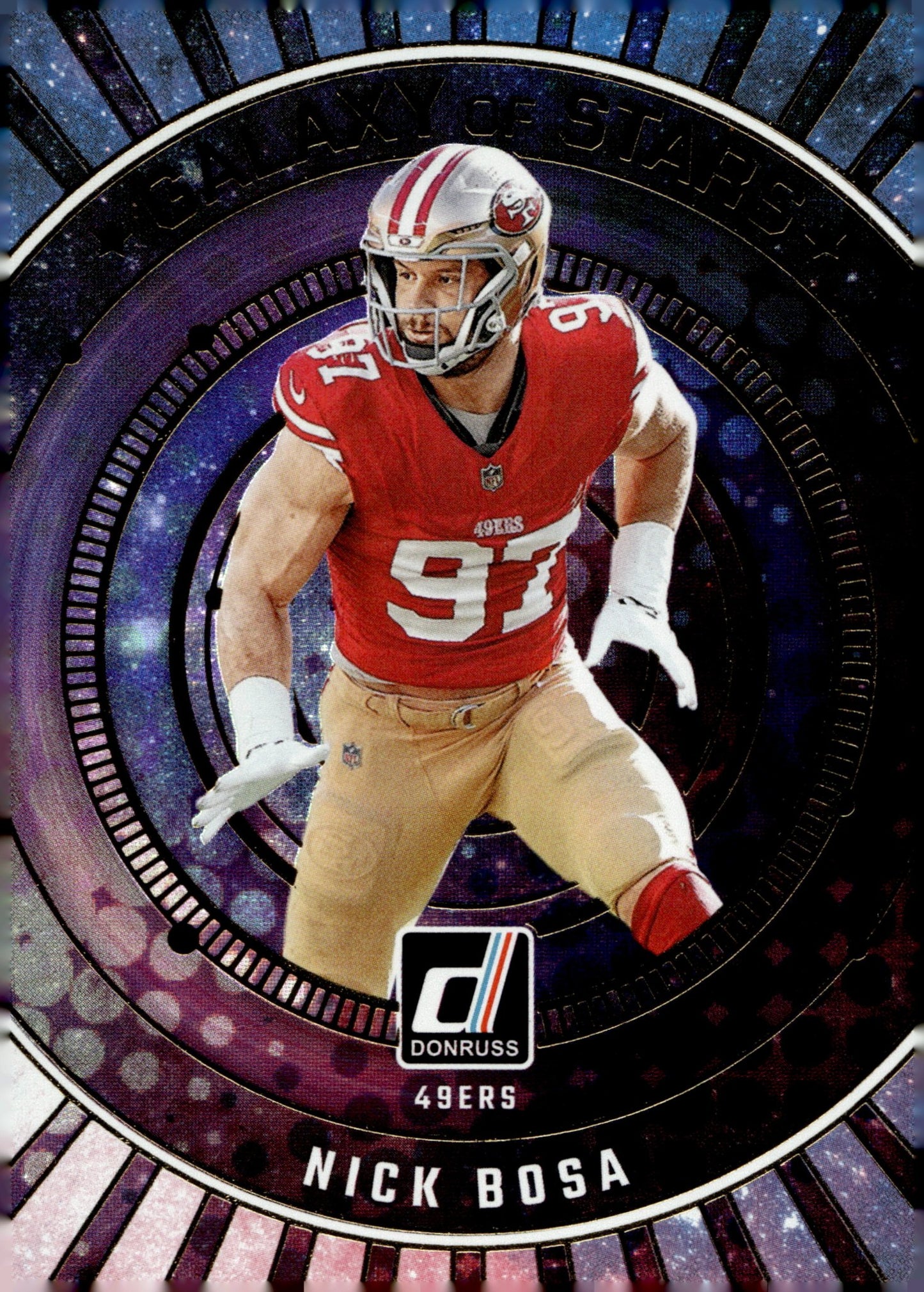 Nick Bosa 2024 Panini Donruss Galaxy of Stars #GOS - NBO - Collector Store LLC