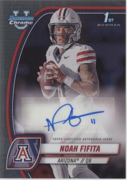 Noah Fifita 2024 Bowman Chrome University Auto PA - NFI - Collector Store LLC