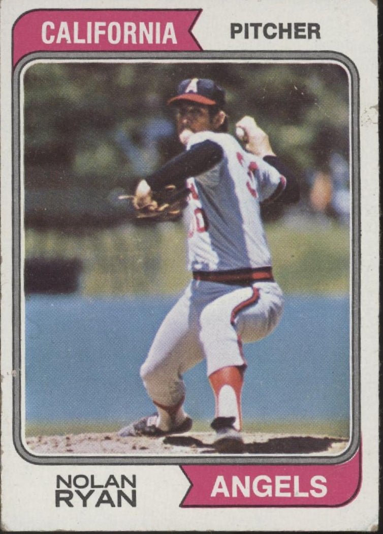 Nolan Ryan 1974 Topps 20 California Angels VG 2 - Collector Store LLC