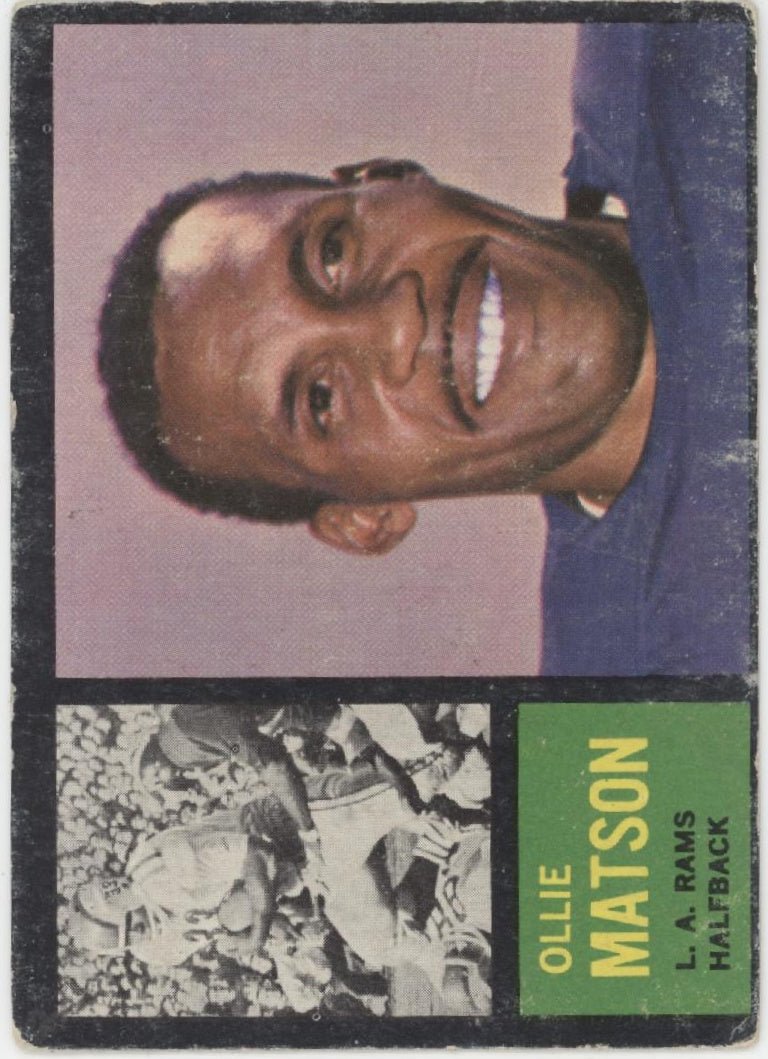 Ollie Matson 1962 Topps #79 Los Angeles Rams VG #3 - Collector Store LLC