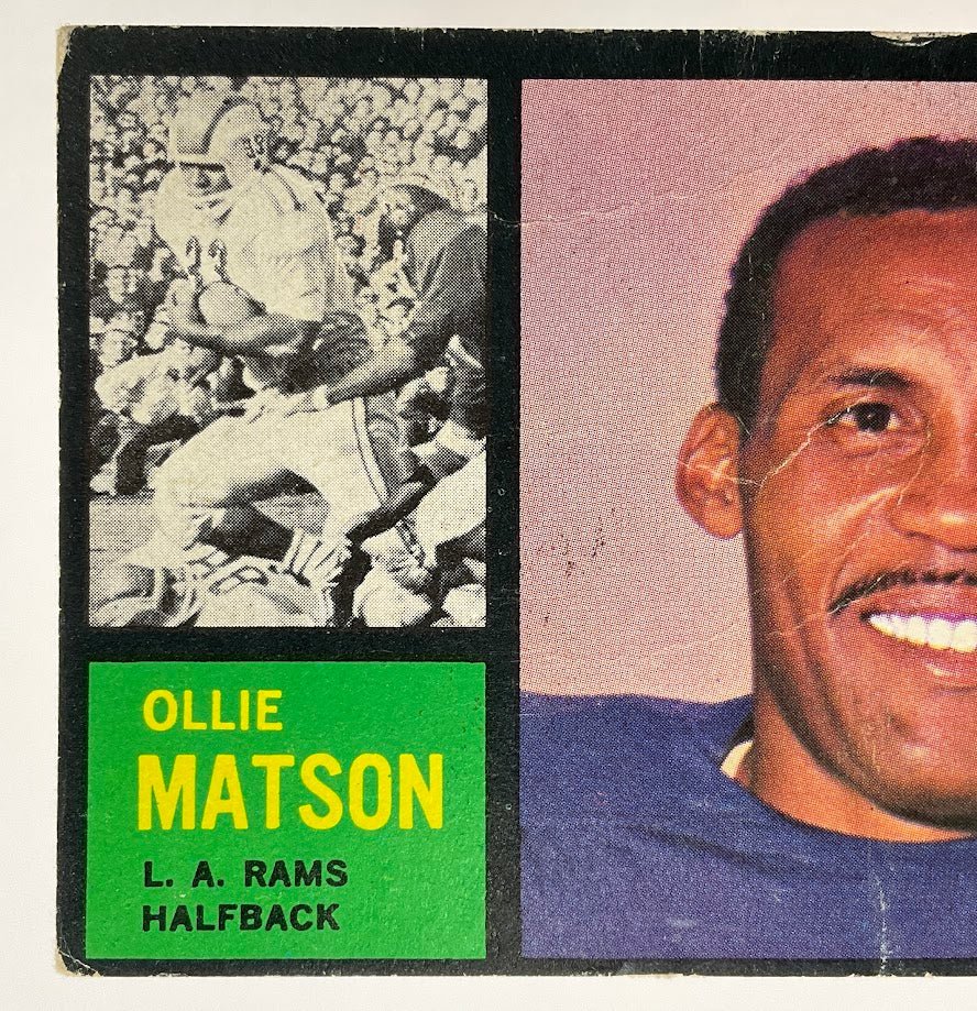 Ollie Matson 1962 Topps #79 Los Angeles Rams VG - Collector Store LLC