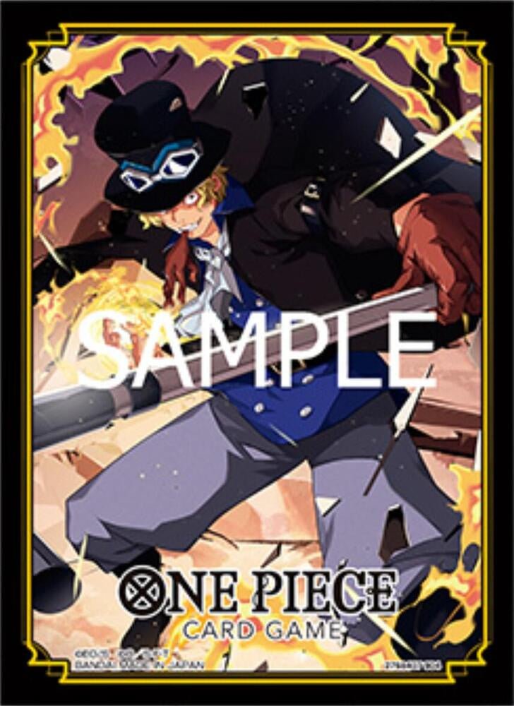 One Piece TCG: Black Sabo Sleeves - Collector Store LLC